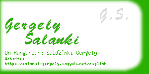 gergely salanki business card